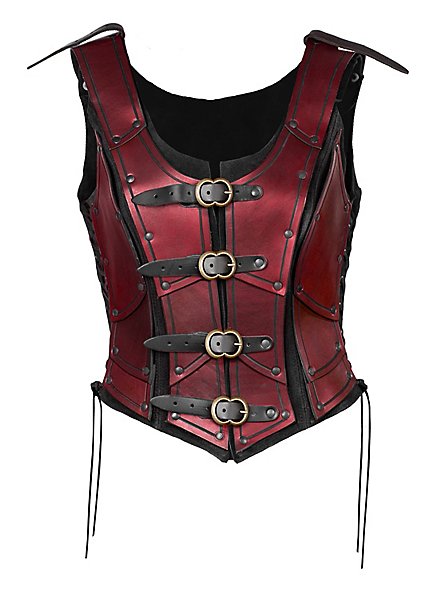 Women’s Black Leather with Gold posterior Neck Collar Corset outlet Elven Warrior Goddess Armour